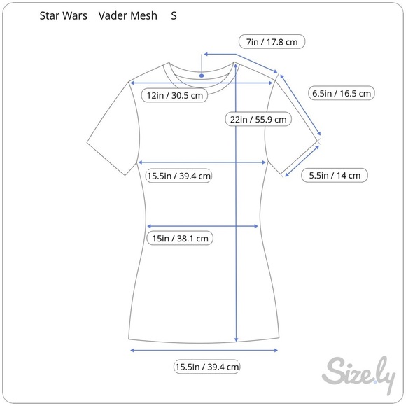 Star Wars Darth Vader Black Cotton Mesh Horizontal Stripes T-Shirt Small S - Picture 10 of 11